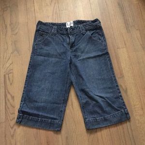 Levi Cropped Wide-Leg Capri Jeans